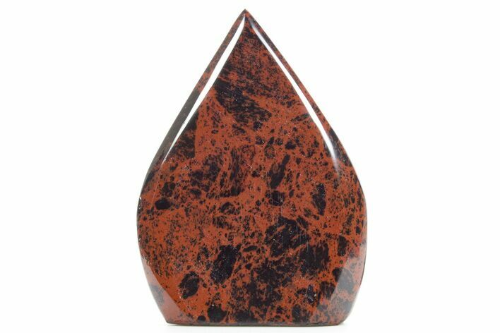 Polished Mahogany Obsidian Flame - Mexico #355415